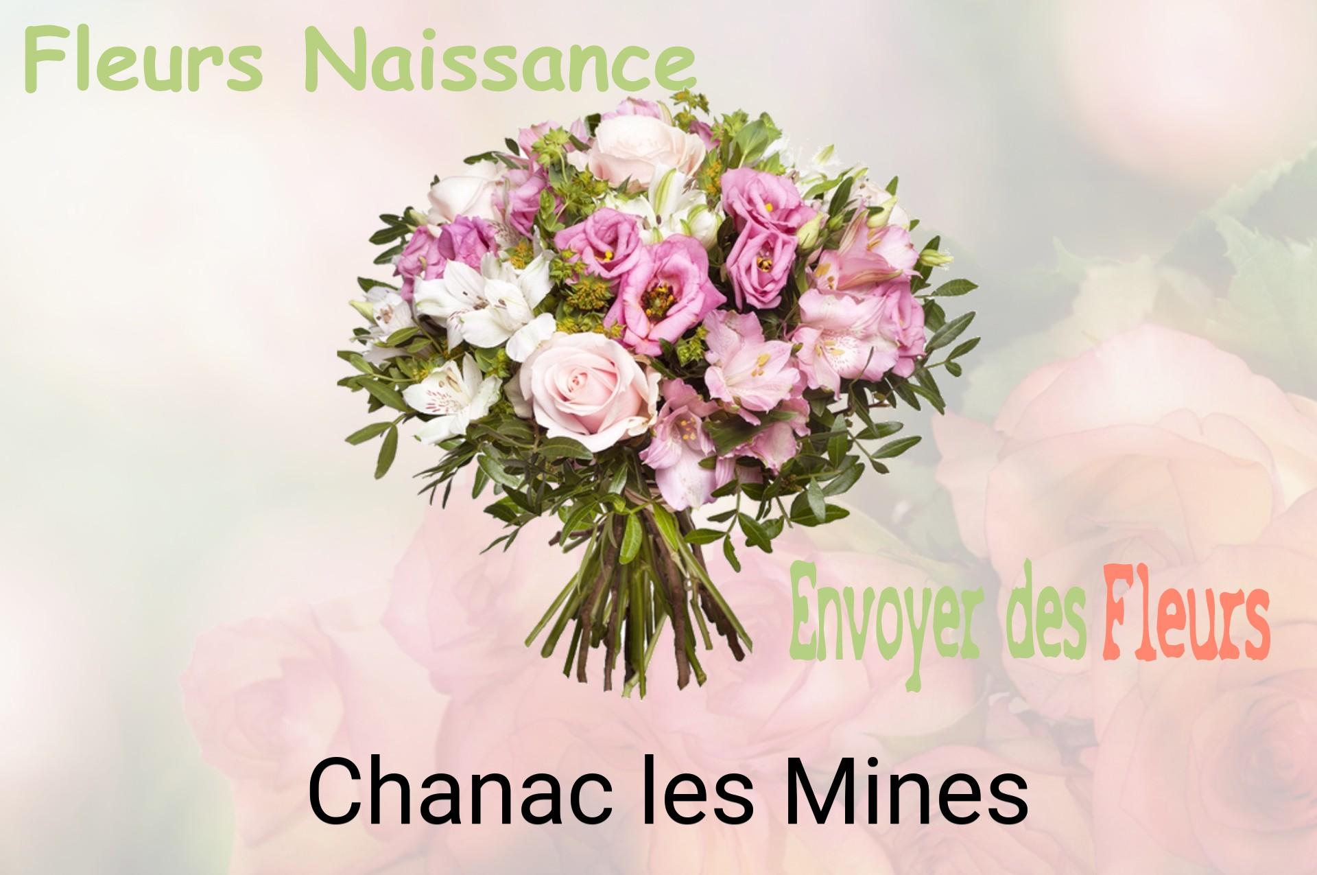 Bouquet de fleurs de naissance livré à Chanac-les-Mines